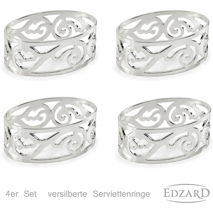 EDZARD Serviettenring Vita 4er Satz L 5 cm