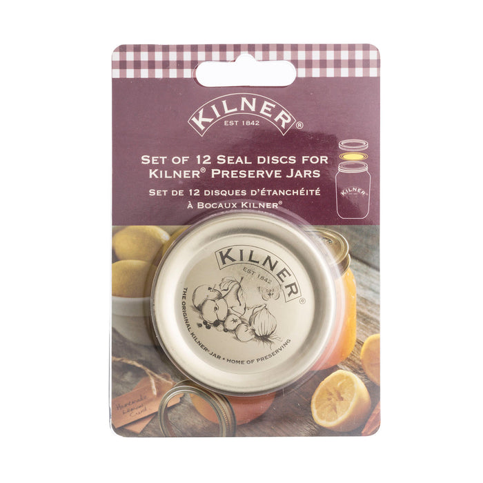 KILNER 12er Set Einkoch Vakuum Dichtung