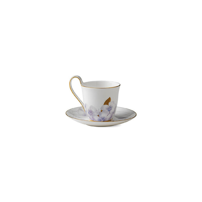 Royal Copenhagen Tasse mit Untertasse mit hohem Henkel - Rhododendron - 27 cl
