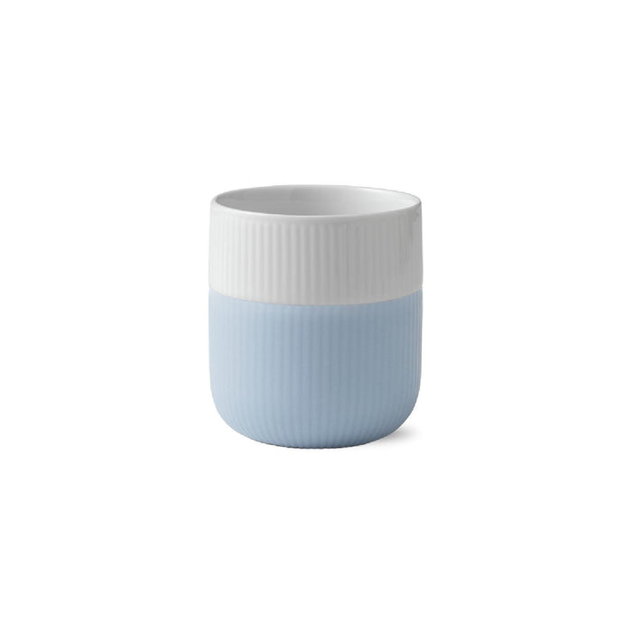 Royal Copenhagen Fluted Contrast Kaffeebecher - Hellblau - 33 cl