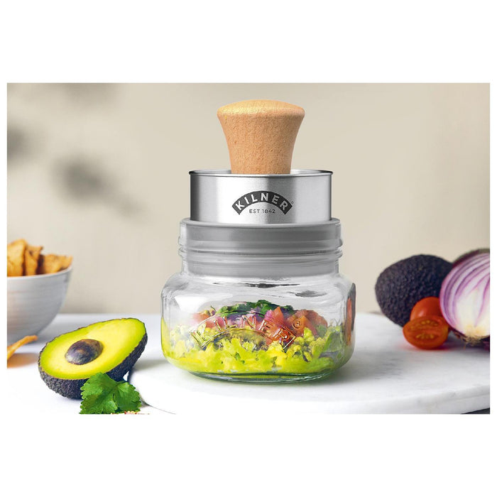 KILNER Gucamole-Set mit Glas, 0,5 Liter