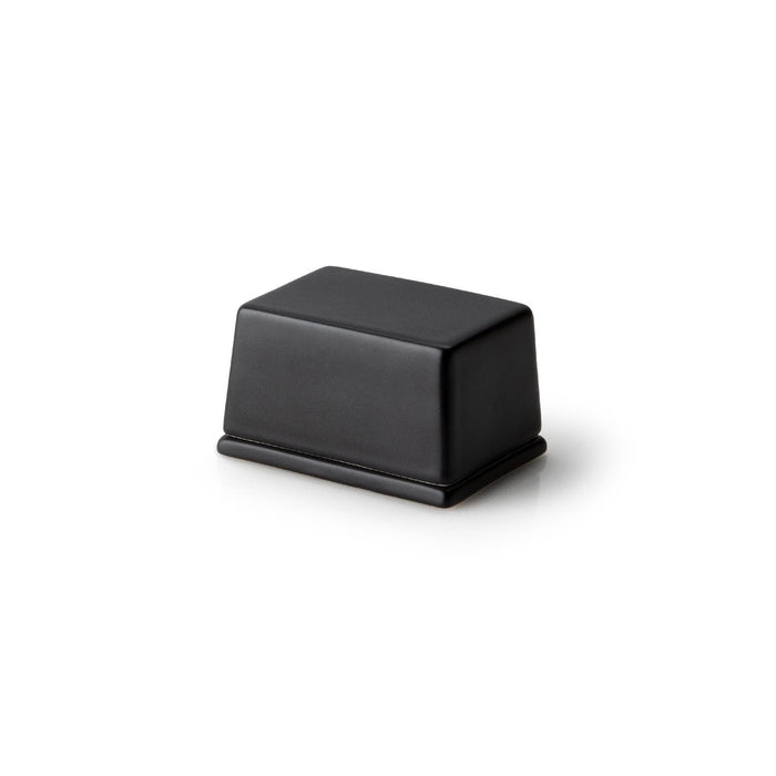 Continenta Butterdose für 125g Butter, Keramik, schwarz