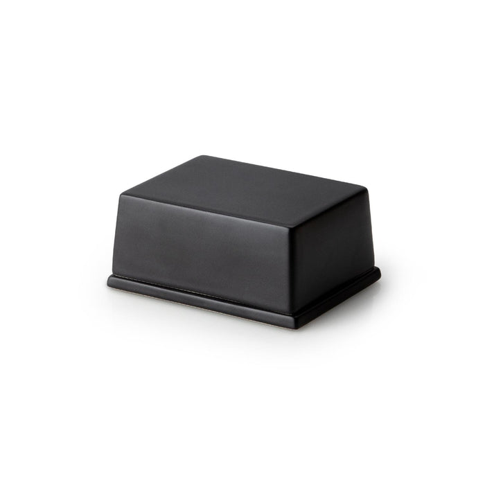 Continenta Butterdose für 250g Butter, Keramik, schwarz