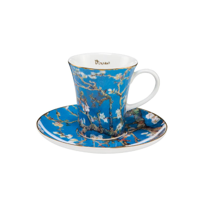Goebel Vincent van Gogh - Mandelbaum blau Espressotasse