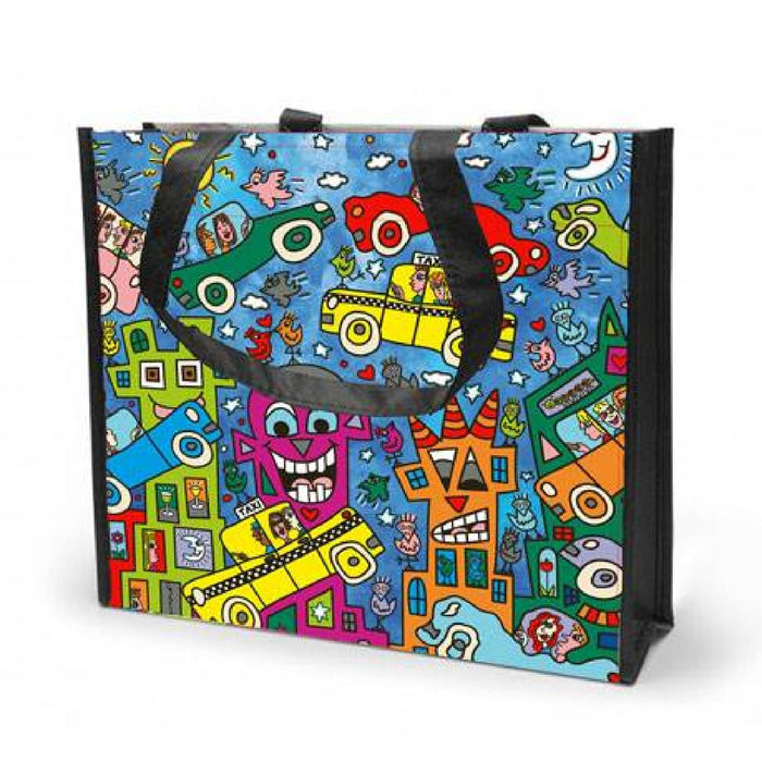 Goebel James Rizzi - Not Getting Around the Traffic Einkaufstasche