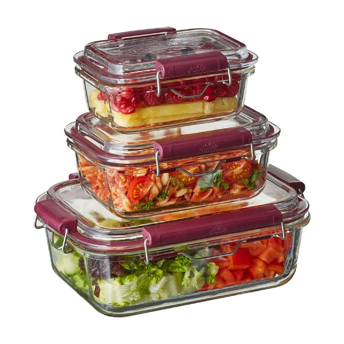 KILNER Frischhaltedosen mit Bügelverschluss, 1400 ml