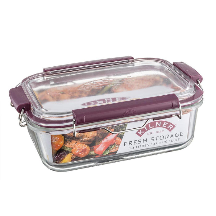 KILNER Frischhaltedosen mit Bügelverschluss, 1400 ml