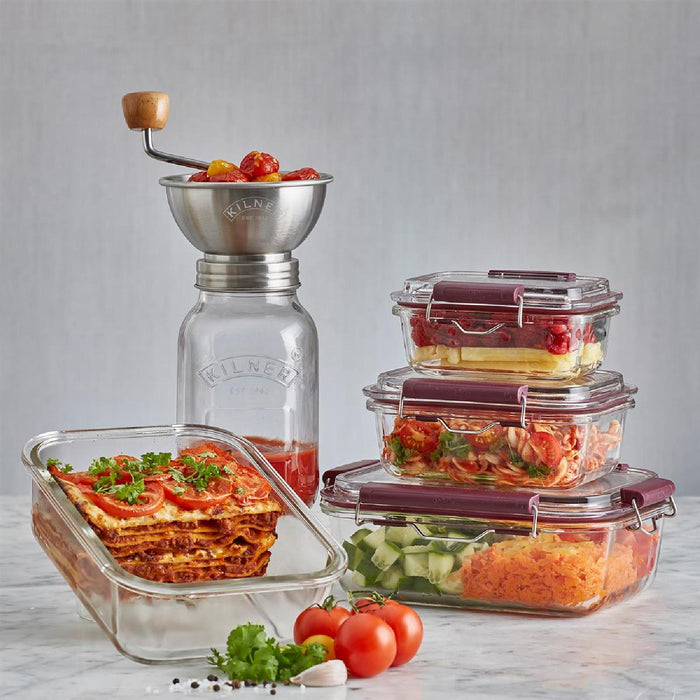 KILNER Frischhaltedosen mit Bügelverschluss, 1400 ml