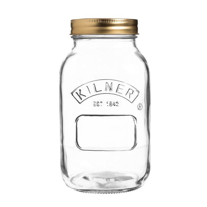 KILNER Einmachglas mit Schraubverschluss, 1 Liter