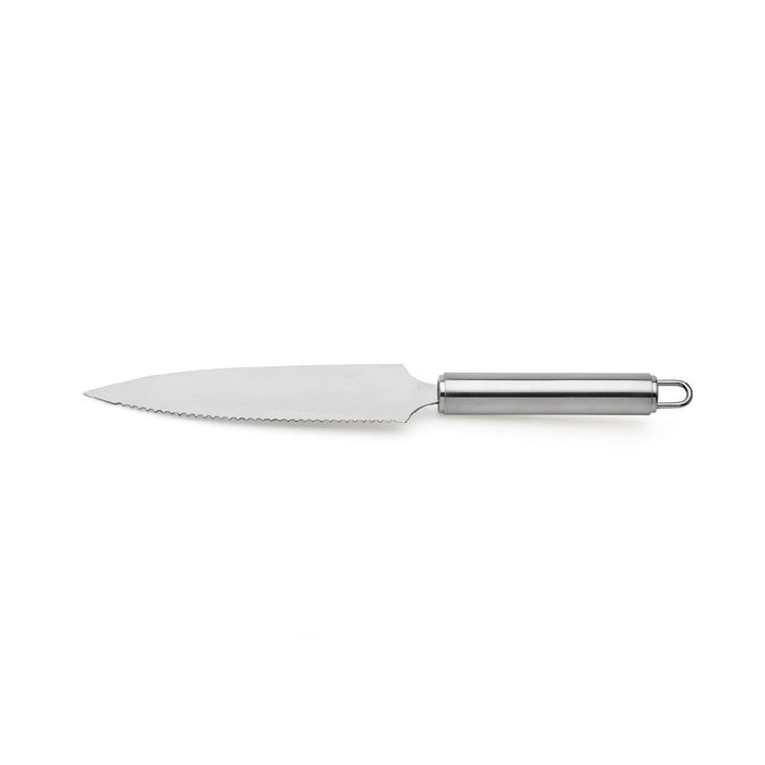 Weis Kuchenmesser aus Edelstahl mit Wellenschliff