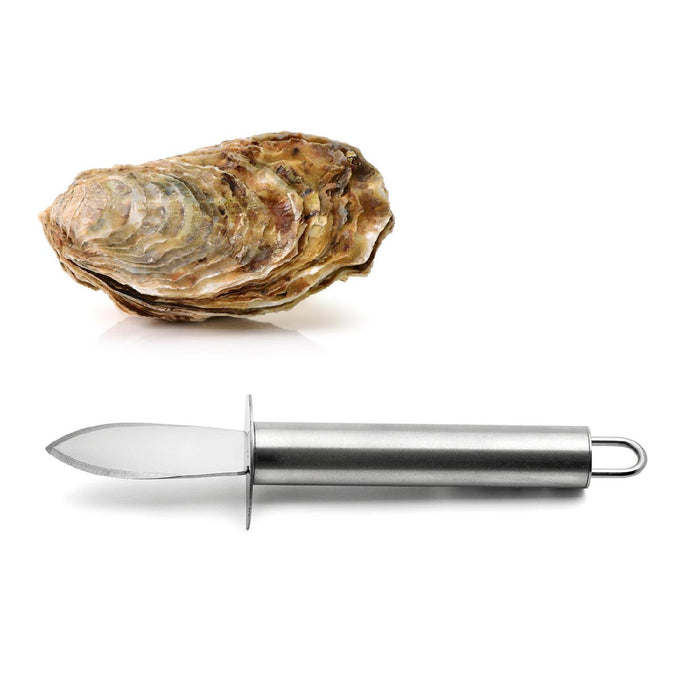 Weis Austern -/Parmesanbrecher aus Edelstahl