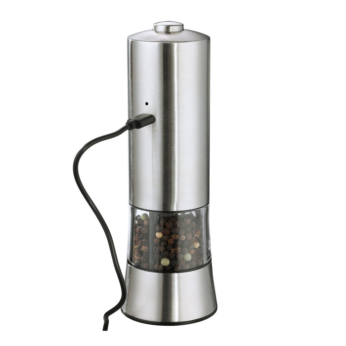 Zassenhaus Pfeffermühle GERA USB elektrisch 18 cm Edelstahl