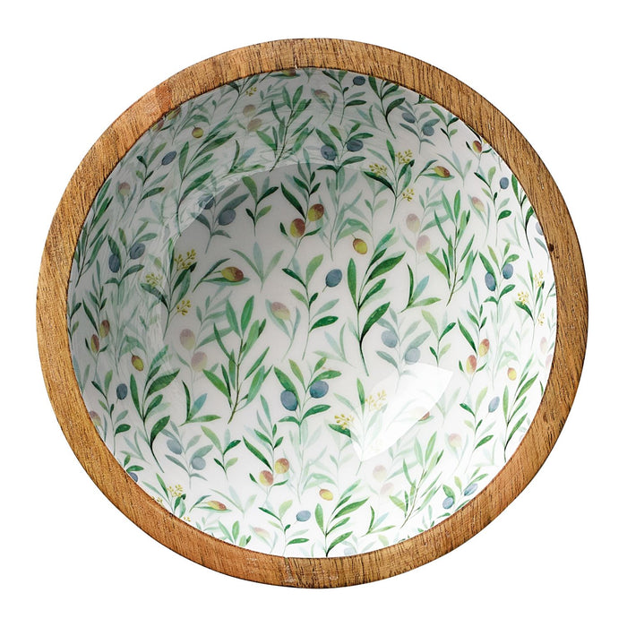 ZASSENHAUS Schüssel OLIVE, Mango, Ø 20 cm x 8 cm