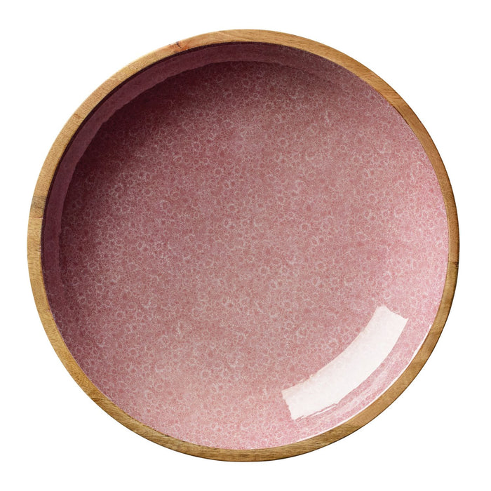 ZASSENHAUS Schale MINERAL ROSE, Mango, Ø 35 cm x 6 cm