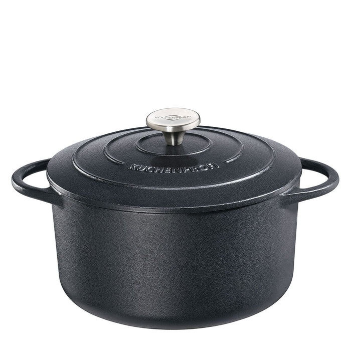 Küchenprofi Bratentopf rund, 24 cm classic black