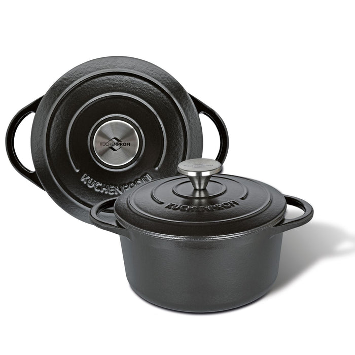 Küchenprofi Bratentopf rund, 26 cm classic black