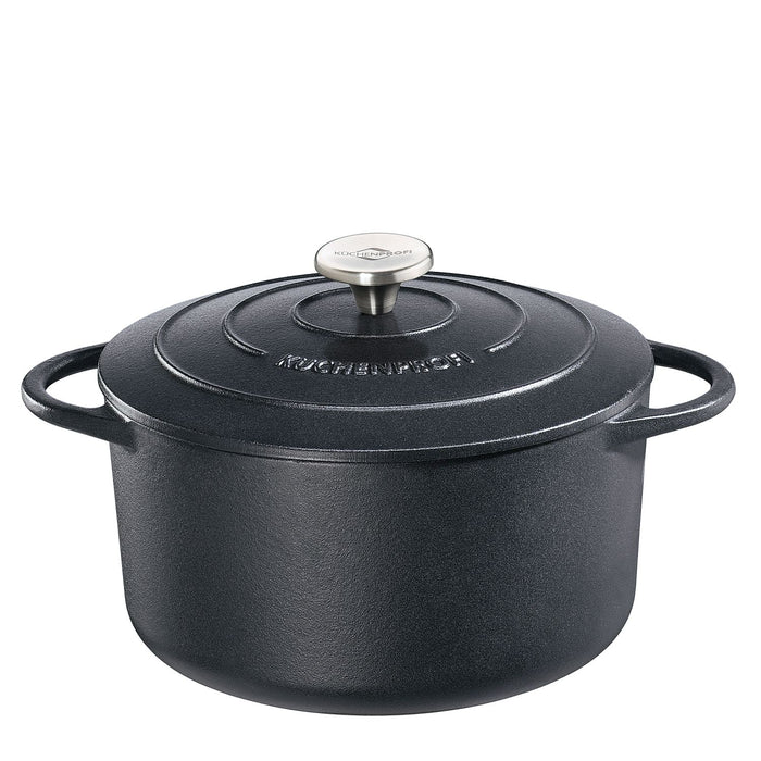 Küchenprofi Bratentopf rund, 28 cm classic black