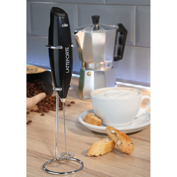 Cilio Milchaufschäumer LATTEFORTE, schwarz