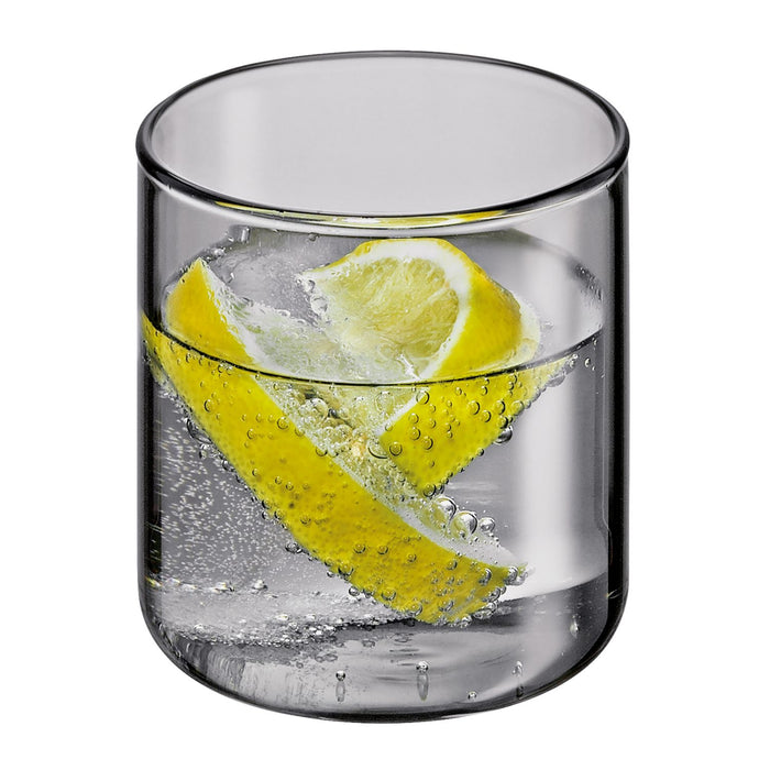 CILIO Wasserkaraffe mit Trinkglas LORENZO grau