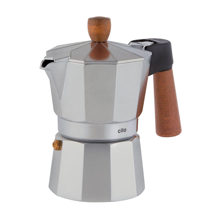 CILIO Espressokocher LEGNO 3T