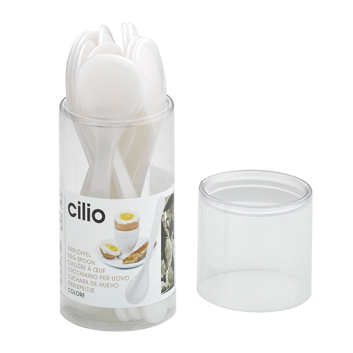 Cilio Eierlöffel COLORE weiß