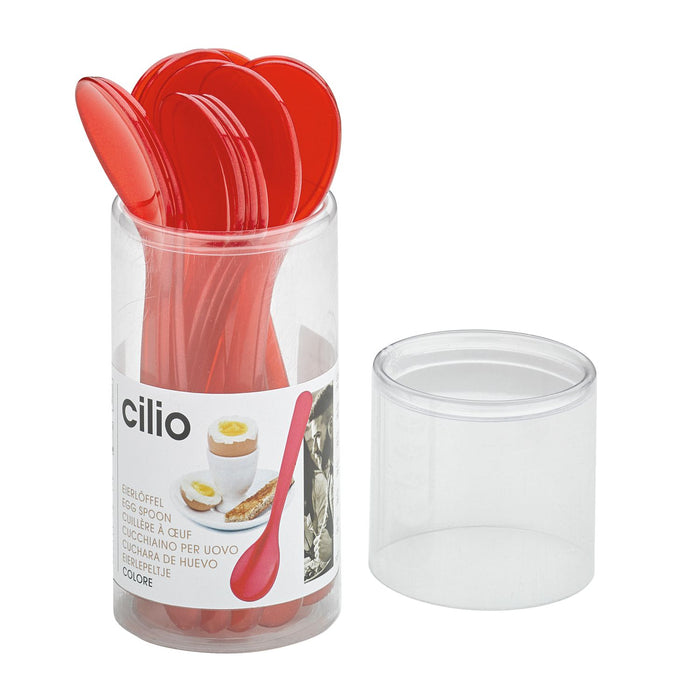 Cilio Eierlöffel COLORE rot
