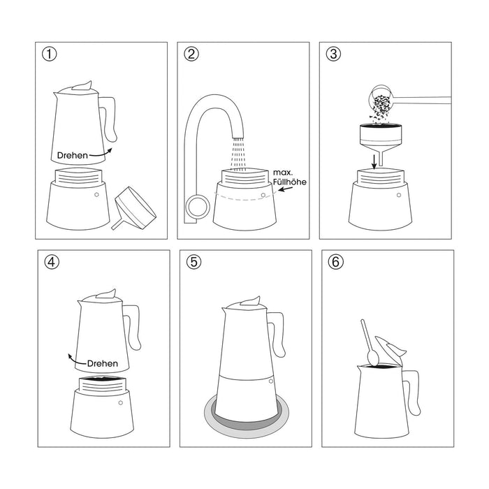 Cilio Espressokocher ADRIANA 4T
