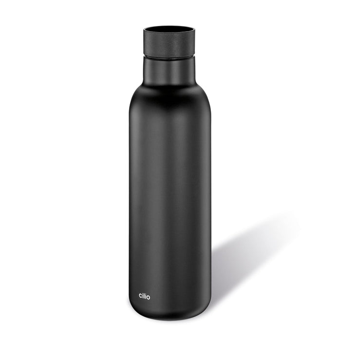 Cilio Isoliertrinkflasche DELUXE 450 ml schwarz matt