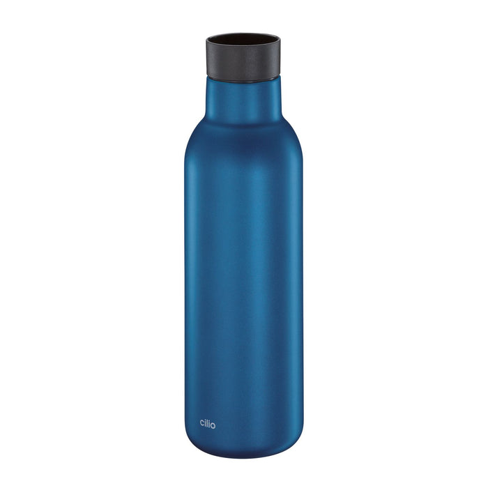 Cilio Isoliertrinkflasche DELUXE 450 ml blau matt