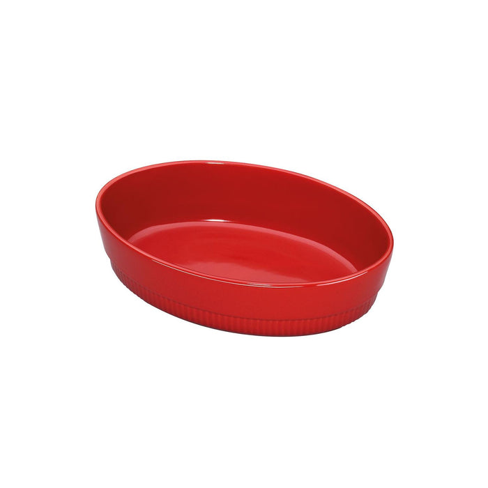 SPRING Auflaufform CHALET oval 26 cm rot
