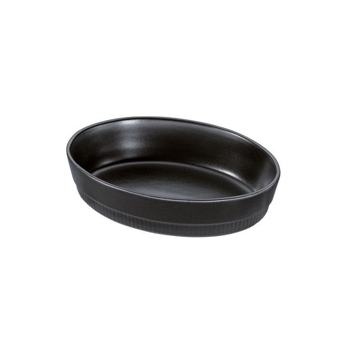 SPRING Auflaufform CHALET oval 26 cm schwarz