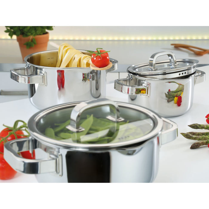 SPRING Bratentopf mit Glasdeckel FINESSE2+ 16 cm
