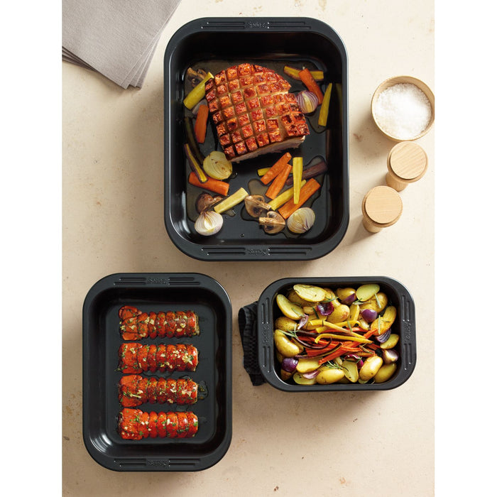 SPRING Bräter-Set rechteckig CULINAR, 3-teilig