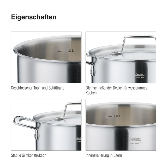 SPRING Kochtopf GOURMET 16 cm
