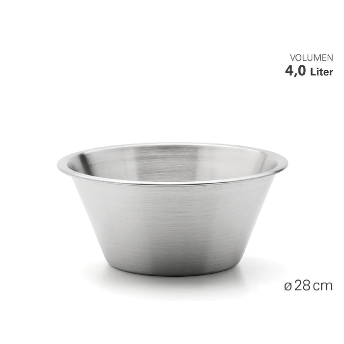 Weis Schüssel "Gastro +" aus Edelstahl Ø 28 cm