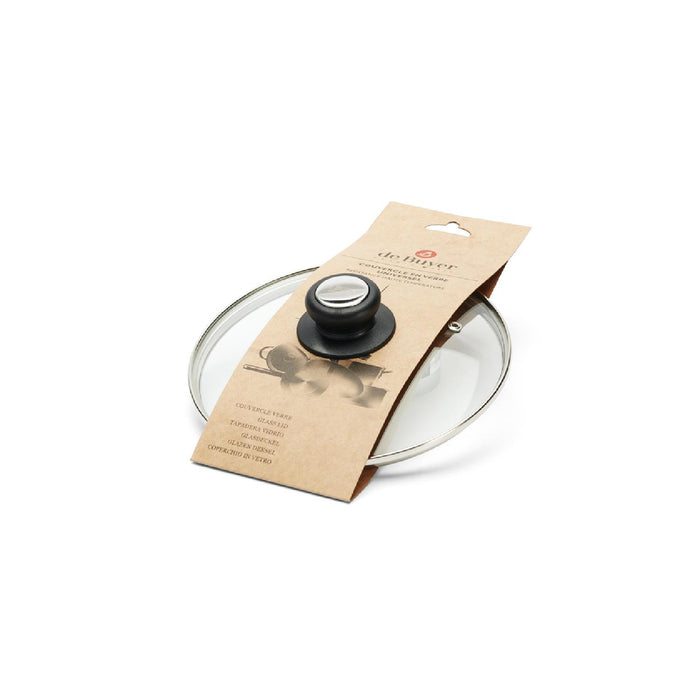 De Buyer GLASDECKEL MIT BAKELITGRIFF Ø 16CM