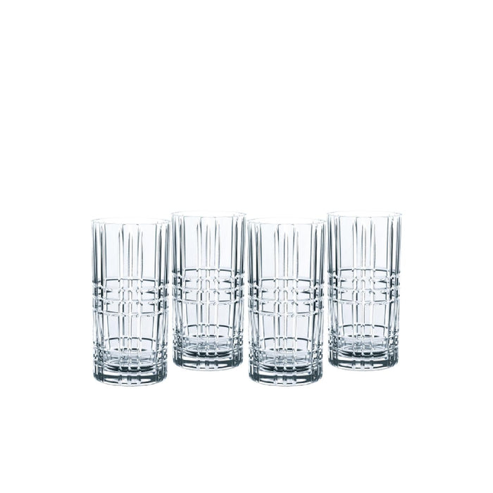 NACHTMANN Square Longdrinkglas, 4er Set