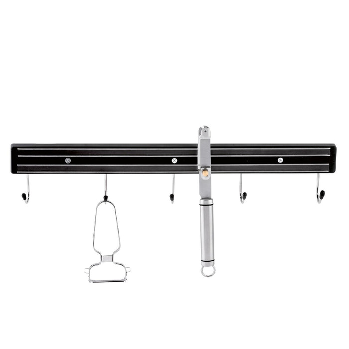 Weis Magnetleiste mit 5 Haken, 45 cm