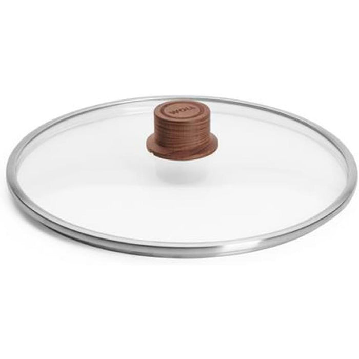 Woll, WOLL EcoLogic Sicherheitsglasdeckel Ø 20 cm mit Holz-Deckelknopf und Umverpackung