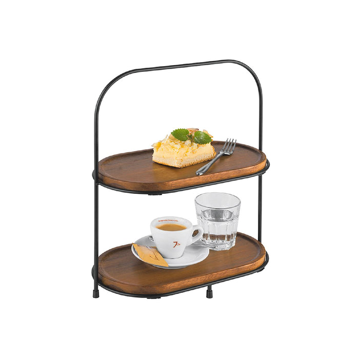 APS APS Etagere schwarz 31x17cm