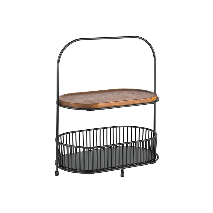 APS APS Etagere schwarz 31x17cm