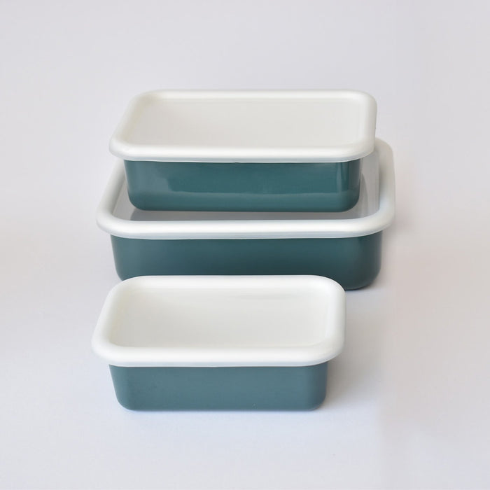 HONEYWARE Color-Emailledose, Smaragd Blau, S, 0,42L