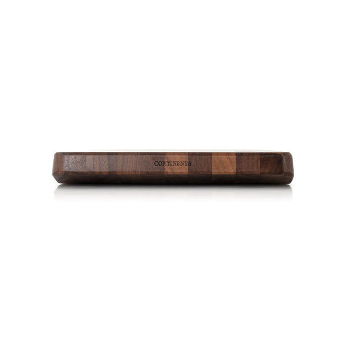 Continenta Schneidebrett 27x18x2,6 cm Walnuss Stirnholz