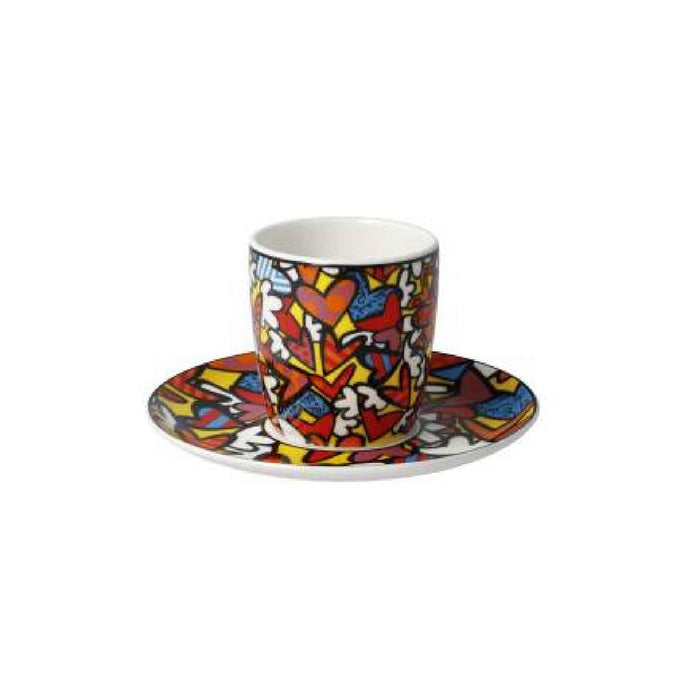 Goebel Romero Britto All We Need is Love Espressotasse