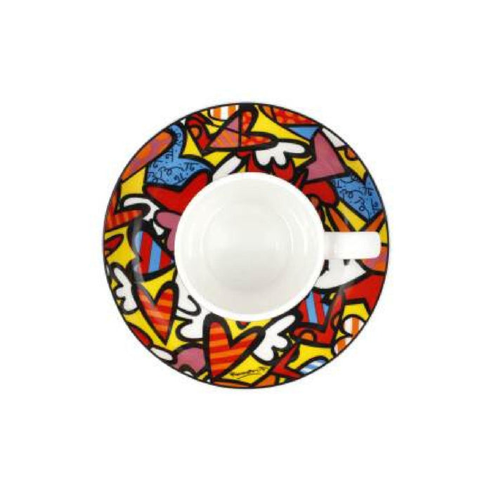 Goebel Romero Britto All We Need is Love Espressotasse