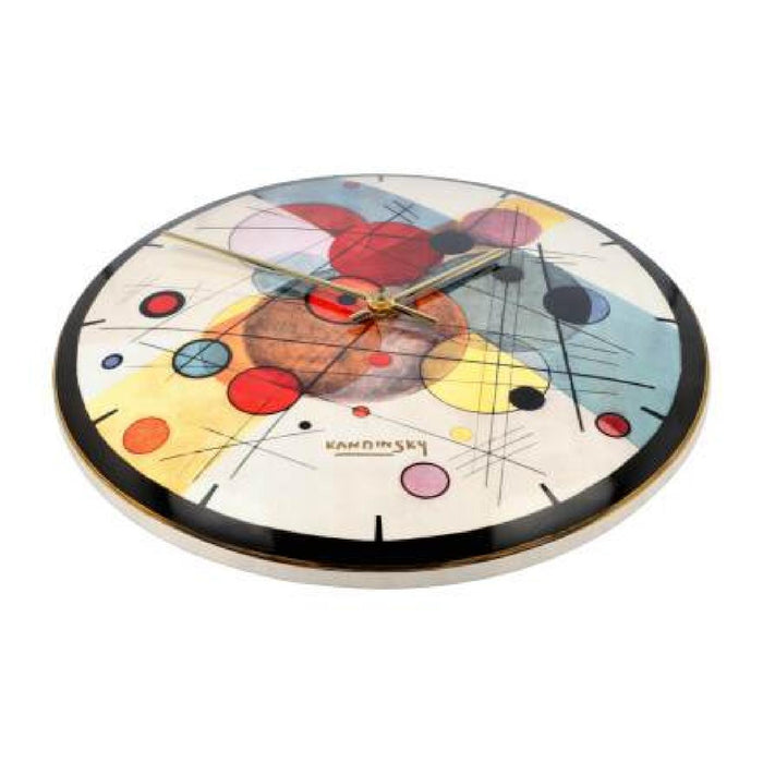 Goebel Wassily Kandinsky Kreise im Kreis Wanduhr