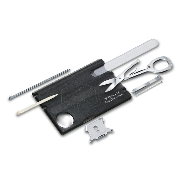 Victorinox Swiss Card Nailcare, Schwarz transluzent
