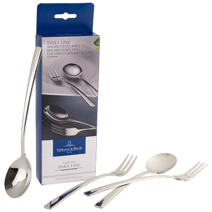 Villeroy & Boch Daily Line Specials Spaghetti-Set 4tlg.,2 Löffel & 2 Gabeln