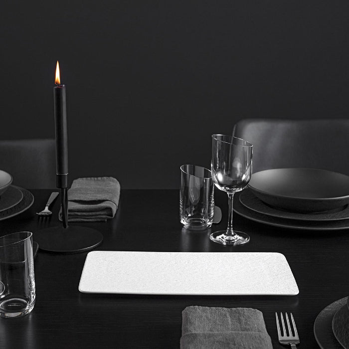 Villeroy & Boch Manufacture Rock blanc Servierplatte rechteckig