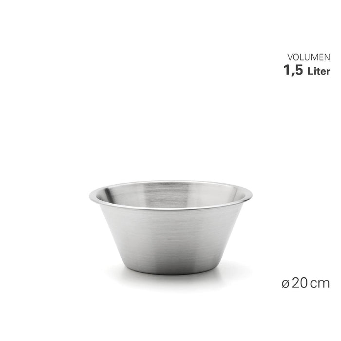Weis Schüssel "Gastro +" aus Edelstahl Ø 20 cm